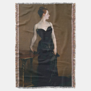 John Singer Sargent Madame X Porträt Moody Decke