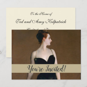 John Singer Sargent Madame X-Porträt Moody Einladung
