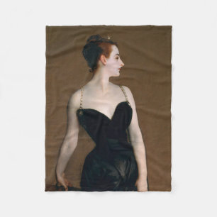 John Singer Sargent Madame X-Porträt Moody Fleecedecke