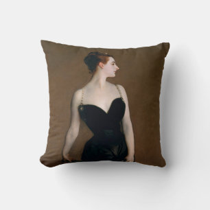 John Singer Sargent Madame X Porträt Moody Kissen