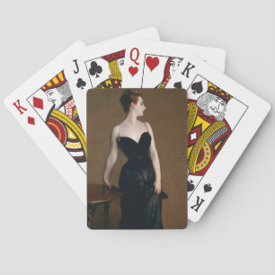 John Singer Sargent Madame X Porträt Moody Spielkarten