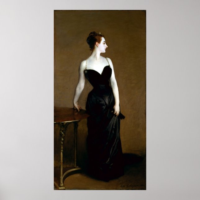 John Singer Sargent Madame X Poster (Vorne)