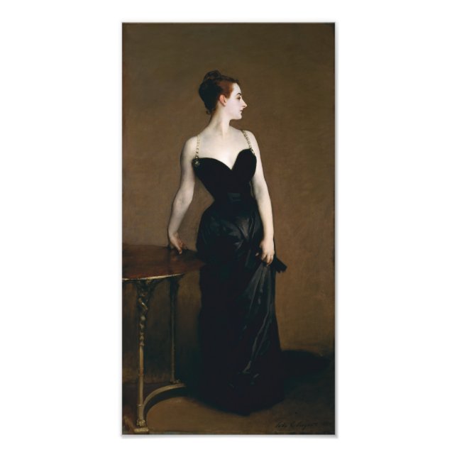 John Singer Sargent Madame X Print Fotodruck (Vorne)