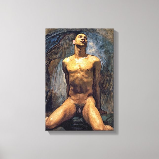 John Singer Sargent - Male Study Leinwanddruck (Vorderseite)