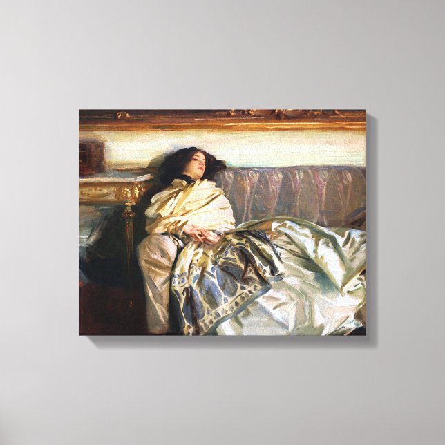 John Singer Sargent Nonchaloir Canvas Print Leinwanddruck (Vorderseite)