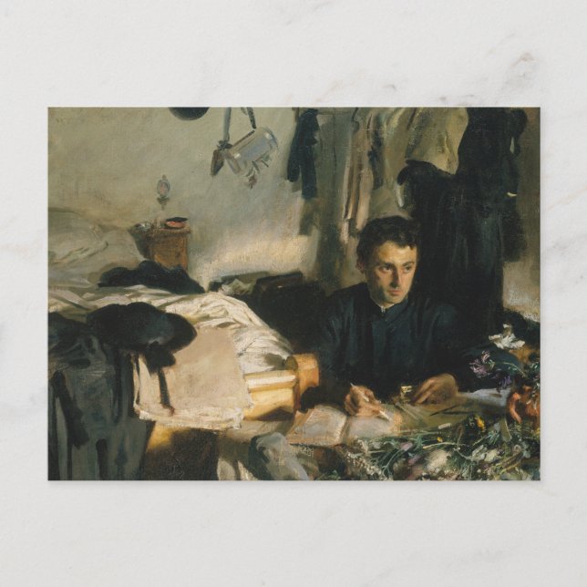 John Singer Sargent - Padre Sebastiano Postkarte (Vorderseite)