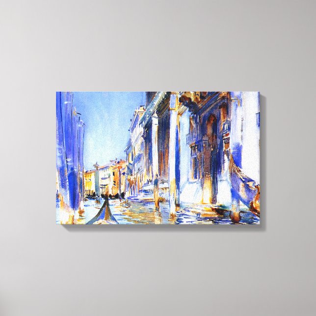John Singer Sargent Rio dell’Angelo Venice Leinwanddruck (Vorderseite)