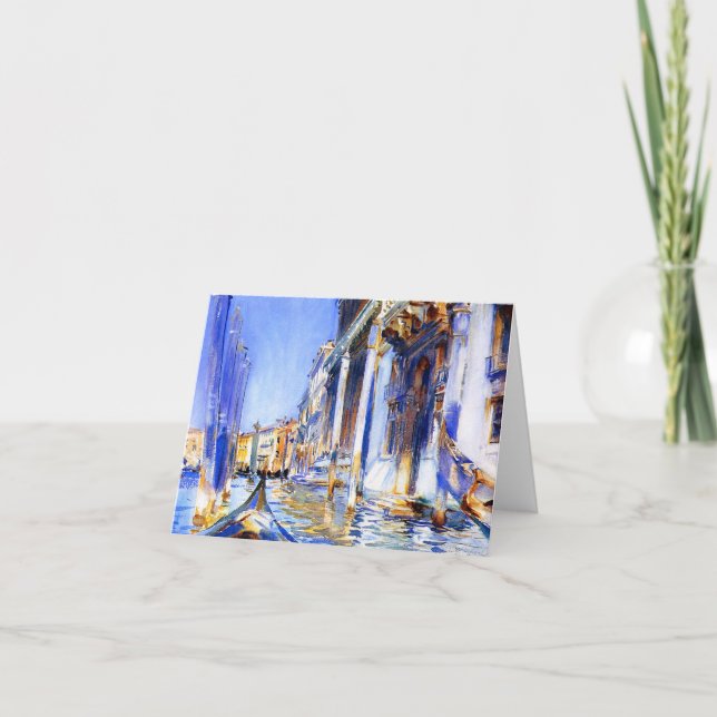 John Singer Sargent Rio dell'Angelo Venedig Karte (Vorderseite)