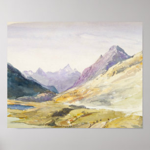 John Singer Sargent - Schweiz 1869 Sketchbook Poster