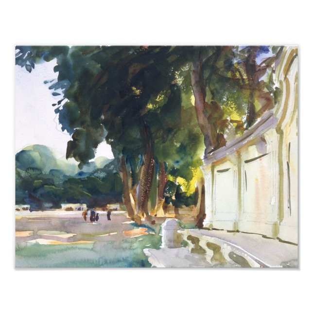John Singer Sargent - Spanish Midday, Aranjuez Fotodruck (Vorne)
