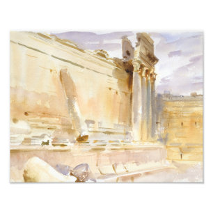 John Singer Sargent - Tempel Bacchus, Baalbek Fotodruck