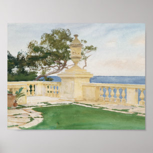 John Singer Sargent - Terrasse, Vizcaya Poster