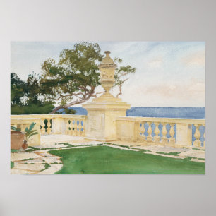 John Singer Sargent - Terrasse, Vizcaya Poster
