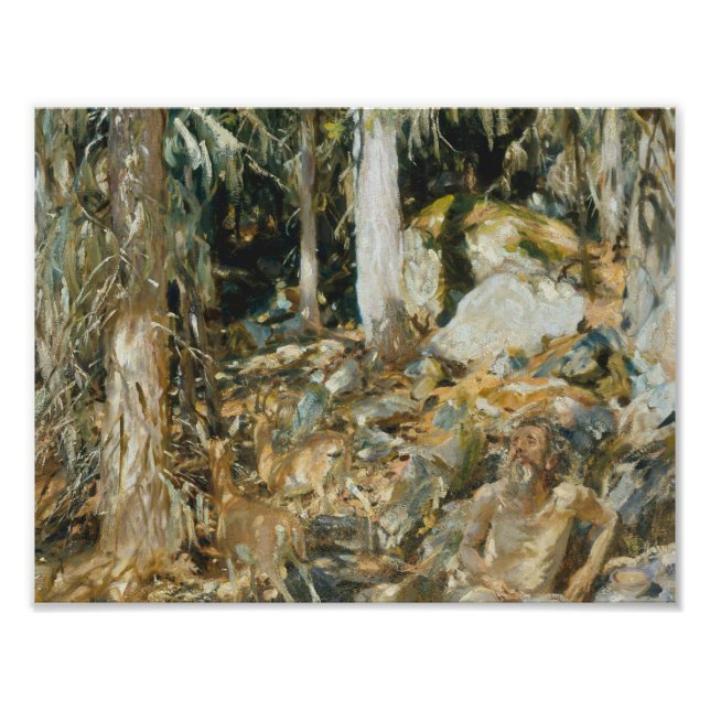 John Singer Sargent - The Hermit Fotodruck (Vorne)