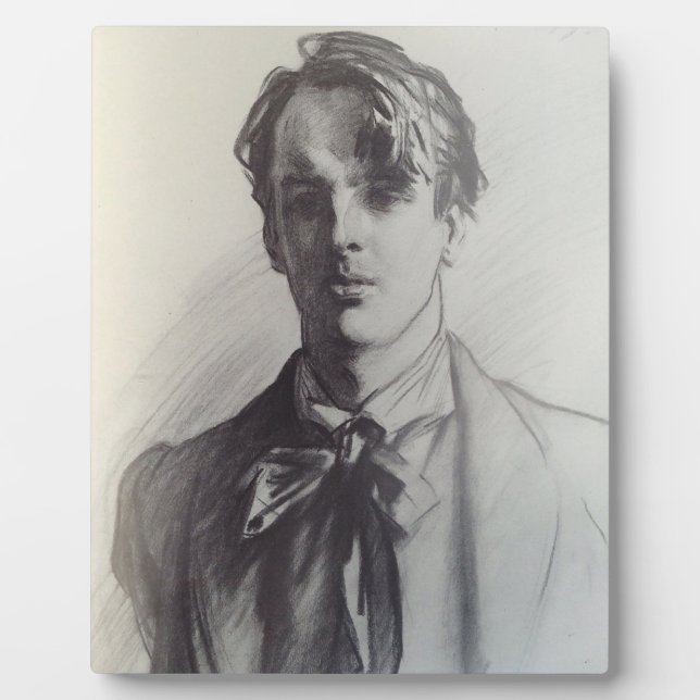 John Singer Sargent: William Butler Yeats Fotoplatte (Vorderseite)