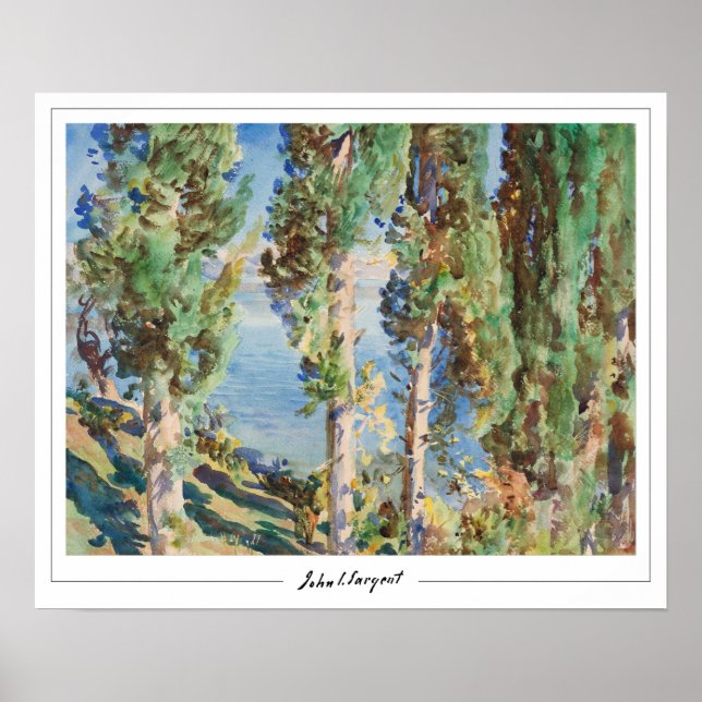 John Singer Sargent Zedign Art Poster #11 (Vorne)