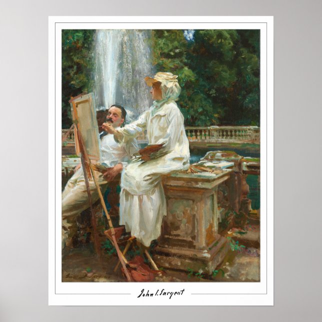 John Singer Sargent Zedign Art Poster #12 (Vorne)