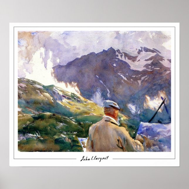 John Singer Sargent Zedign Art Poster #174-2 (Vorne)