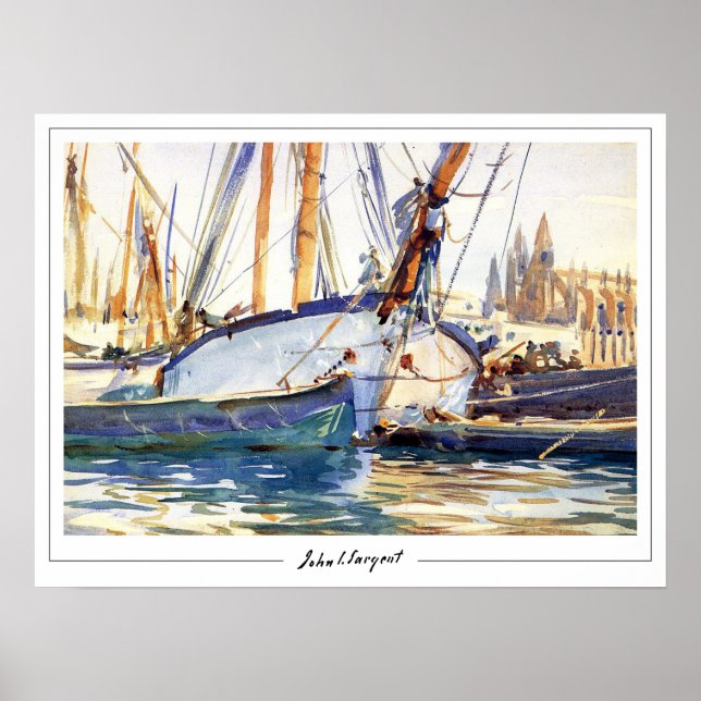 John Singer Sargent Zedign Art Poster #204 (Vorne)