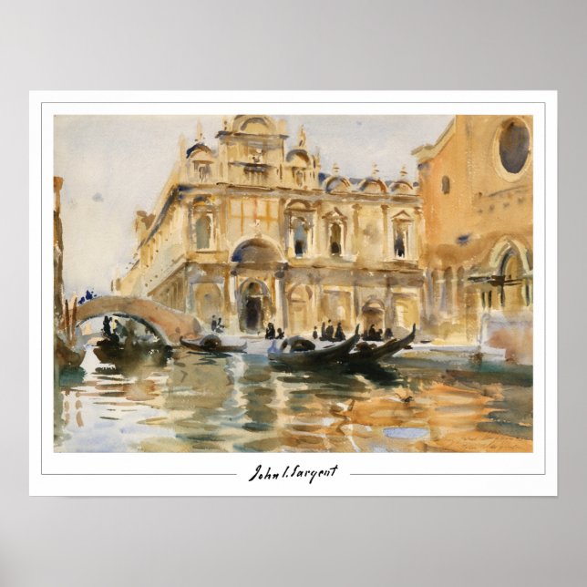 John Singer Sargent Zedign Art Poster #5 (Vorne)