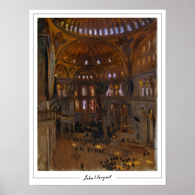 John Singer Sargent Zedign Poster d'art #115 (Devant)