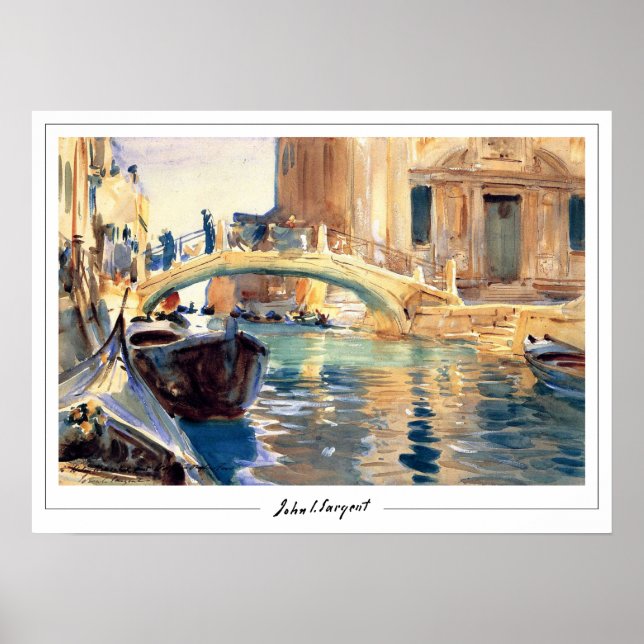 John Singer Sargent Zedign Poster d'art #405-2 (Devant)