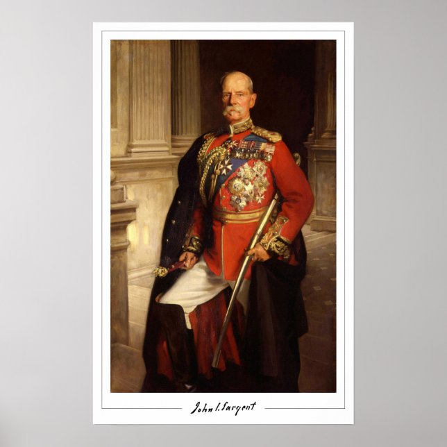 John Singer Sargent Zedign Poster d'art #45-2 (Devant)