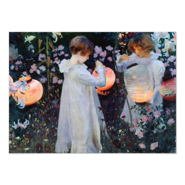 John Singer Sargent's Carnation, Lily, Lily, Rose Fotodruck (Vorne)