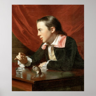 John Singleton Copley Boy mit Eichhörnchen Poster