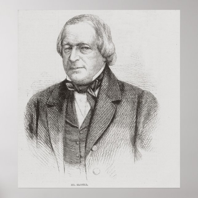 John Slidell, 1861 Poster (Vorne)