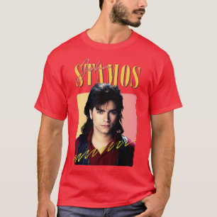 John Stamos 80er Ästhetische Gestaltung T-Shirt