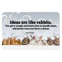 John Steinbeck Inspirational Zitat "Ideen" Flexi