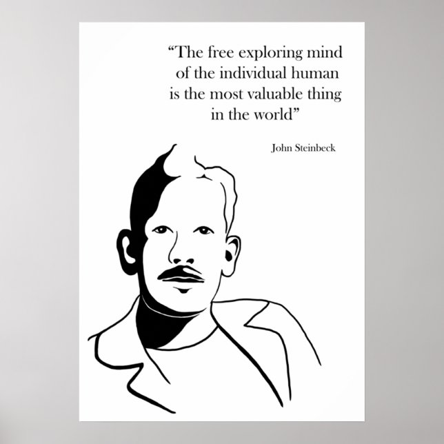 John Steinbeck Poster (Vorne)