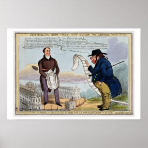 John Stier und der Architekt Wot errichtet die Poster