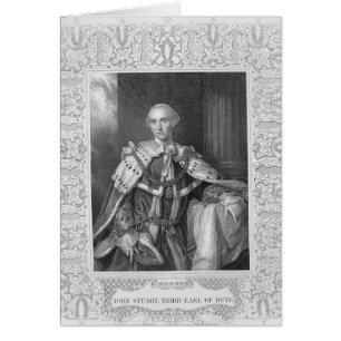 John Stuart, Dritte Earl of Bute, graviert