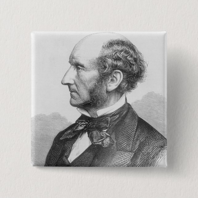 John Stuart Mill Button (Vorderseite)