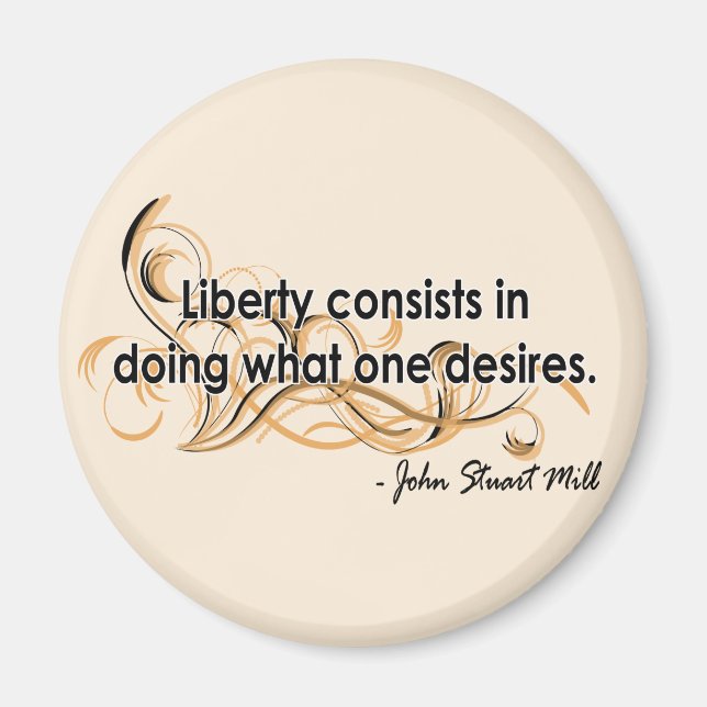 John Stuart Mill Magnet (Vorne)