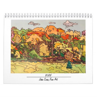 John Suess Art : Calendrier mural 2022