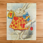 John Tenniel | Weißes Kaninchen Puzzle<br><div class="desc">Das weiße Kaninchen, Illustration von "Alice im Wunderland" von Lewis Carroll | von John Tenniel | Art Location: Private Collection | English Artist | Image Collection number: XCF264476</div>