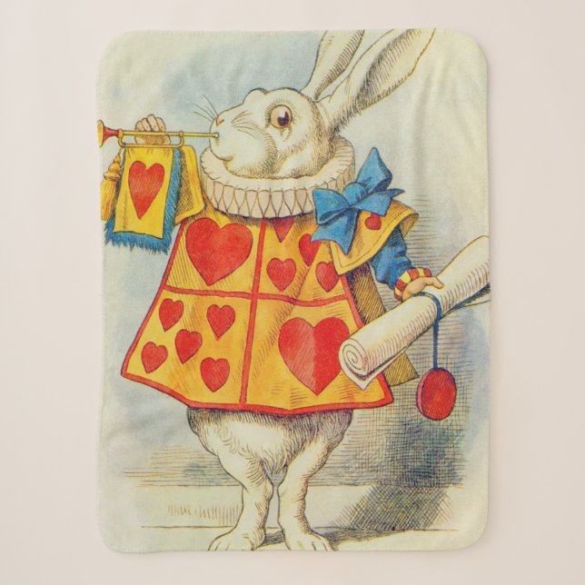 John Tenniel | Weißes Kaninchen Sherpadecke (Vorderseite)