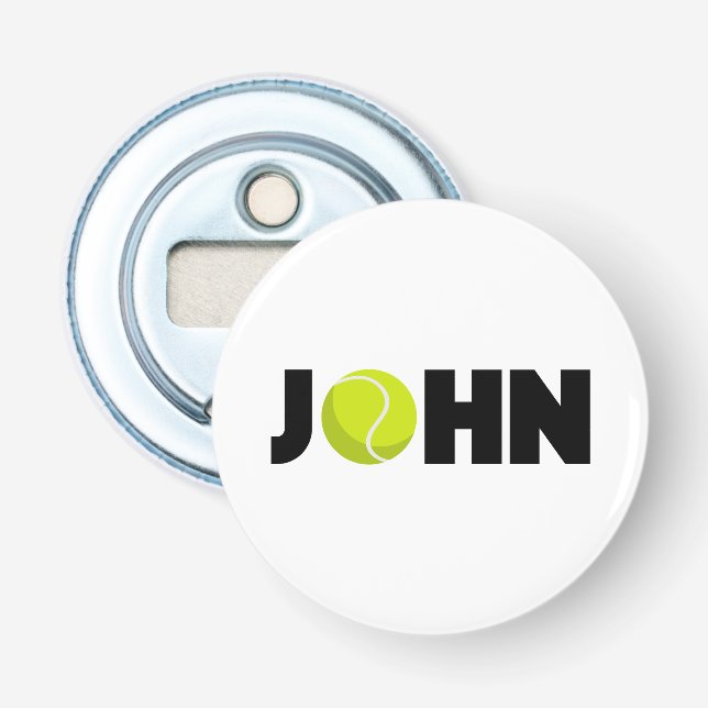 John Tennis Flaschenöffner (Vorderseite)