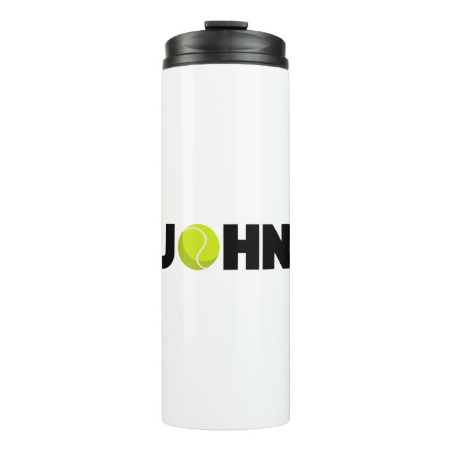 John Tennis Thermosbecher (Vorderseite)