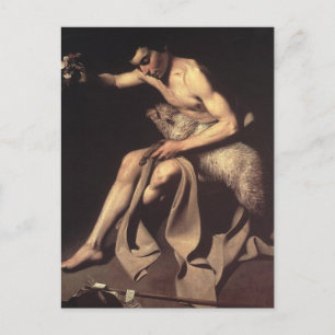John the Baptist par Caravaggio Carte postale