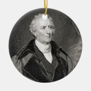 John Trumbull (1756-1843) graviert durch Asher Keramik Ornament