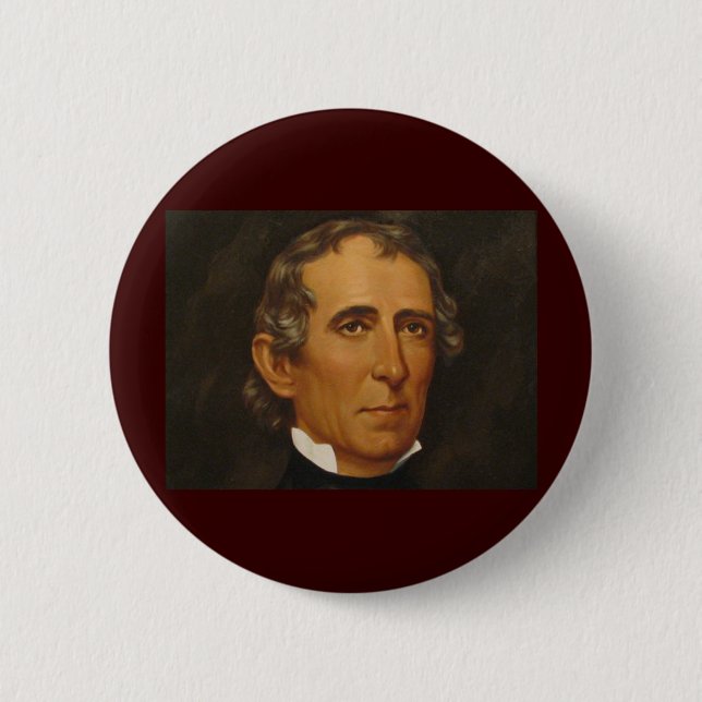 John Tyler 10 Button (Vorderseite)
