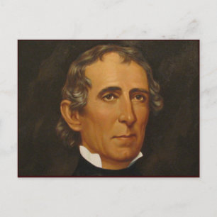 John Tyler 10. Postkarte