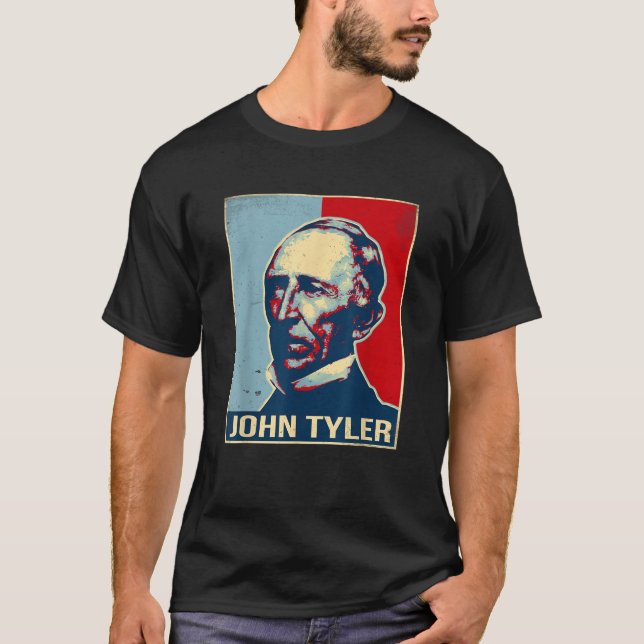 John Tyler Präsident T-Shirt (Vorderseite)