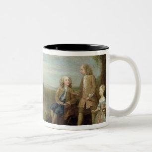 John und Elizabeth Jeffreys und ihre Kinder, 17 Zweifarbige Tasse