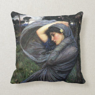 John W. Wasserhaus Pre-Raphaelite Boreas Pillow Kissen