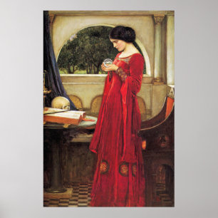 John Waterhouse - Die Kristallkugel Poster